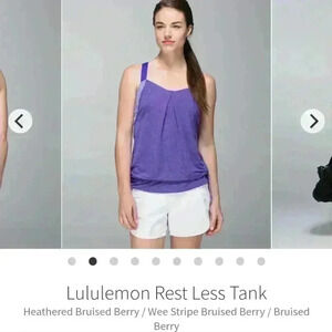 Lululemon Rest Less Tank size 4